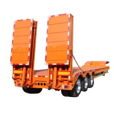 60 тонн 2&quot;/3.5&quot; JOST King Pin 3 Axle Lowboy Loader Lowbed Semi Trailer для тяжелой работы