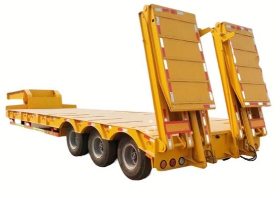 60 тонн 2&quot;/3.5&quot; JOST King Pin 3 Axle Lowboy Loader Lowbed Semi Trailer для тяжелой работы