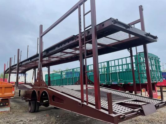 Высокая вместимость 25-60 тонн автотранспортный полуприцеп для грузовых автомобилей прицеп 2/3 оси