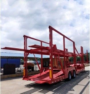Высокая вместимость 25-60 тонн автотранспортный полуприцеп для грузовых автомобилей прицеп 2/3 оси