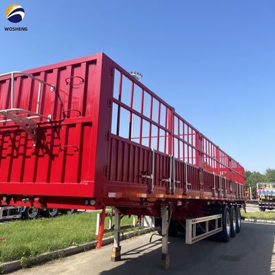 Прицеп для перевозки скота 40FT 3 оси Хранилищный забор полуприцеп для африканского рынка