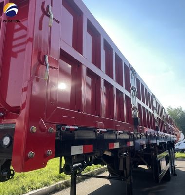 Прицеп для перевозки скота 40FT 3 оси Хранилищный забор полуприцеп для африканского рынка
