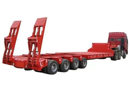Ключевое поле Q345B / T700 Стальной 40-тонный прицеп для тяжелого груза