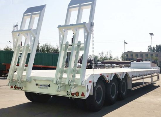 Ключевое поле Q345B / T700 Стальной 40-тонный прицеп для тяжелого груза