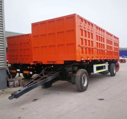 40-100 тонн прицепный тягач Dolly Full Truck Trailer с боковой стенкой для тяжелых грузов