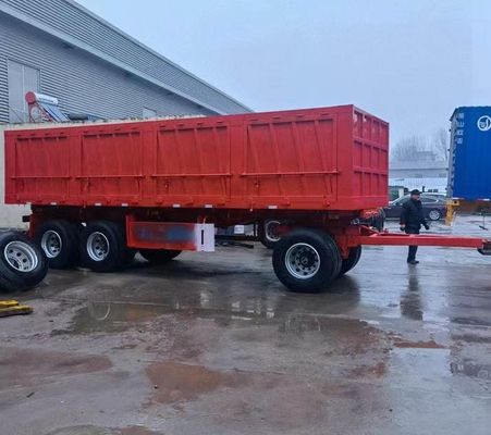 40-100 тонн прицепный тягач Dolly Full Truck Trailer с боковой стенкой для тяжелых грузов