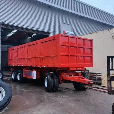 40-100 тонн прицепный тягач Dolly Full Truck Trailer с боковой стенкой для тяжелых грузов