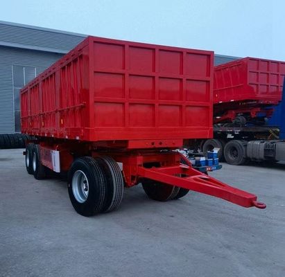 40-100 тонн прицепный тягач Dolly Full Truck Trailer с боковой стенкой для тяжелых грузов