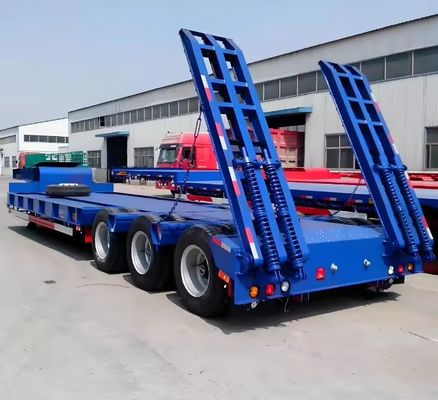 Контейнерный трейлер с низким покрытием для грузов 40T-100T 13/16/20 тонн