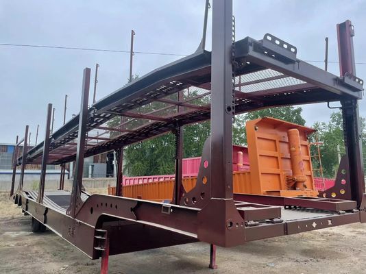 Прицеп для грузовых автомобилей 25-60 тонн 2 или 3 оси Транспортный полуприцеп для автомобилей для клиентов Необязательно