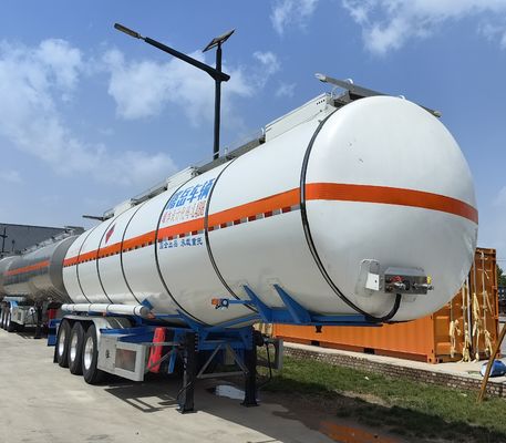 Настраиваемый трехосный резервуар жидкости и масла полуприцеп топливный танкер прицеп 13000*2550*3780 мм