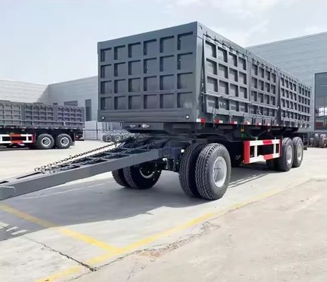 3 оси тяга бара боковая свалка полный трейлер 40-100 тонн тяга бара тяга Долли полный трейлер грузовика