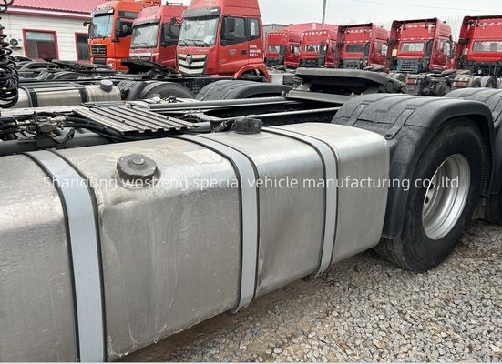Стальной Sinotruk Использованный 6x4 Левый рулевой Howo 371 375 Трактор грузовик Дизельное ручное топливо Weichai двигатель