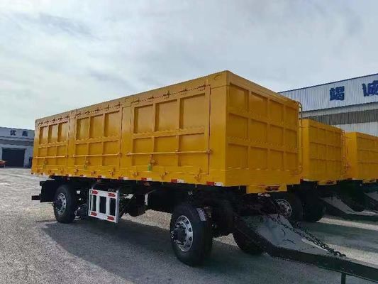WOSHENG 2 Axles Cargo Transport полный прицеп с тяговой стойкой и по запросу клиента