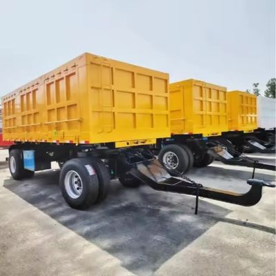 WOSHENG 2 Axles Cargo Transport полный прицеп с тяговой стойкой и по запросу клиента