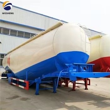 3 оси 45 50 60 cbm Fly Ash Silo Цементный танкерный трейлер с рабочим давлением 2,5 бар