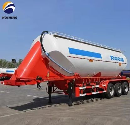 3 оси 45 50 60 cbm Fly Ash Silo Цементный танкерный трейлер с рабочим давлением 2,5 бар