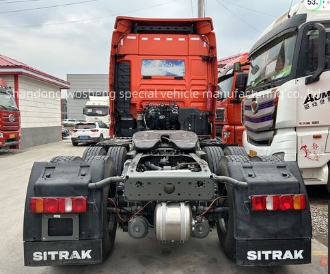 10 шины Подержанный грузовик ГЛАВА прицепа прицепа SITRAK ТРУКИ G7 480hp AMT грузовик ГЛАВА прицепа