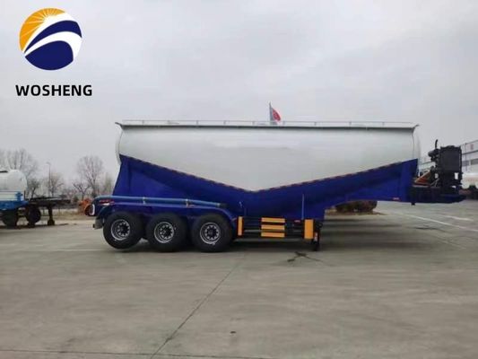 3 оси 45-60cbm Цементный танкер Полуприцеп с дизельным двигателем Deutz / Huafeng / Weichai