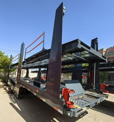 WS Shandong 8 Car Carrier Trailer Customized Cargo Trailer с посадочным механизмом на выбор