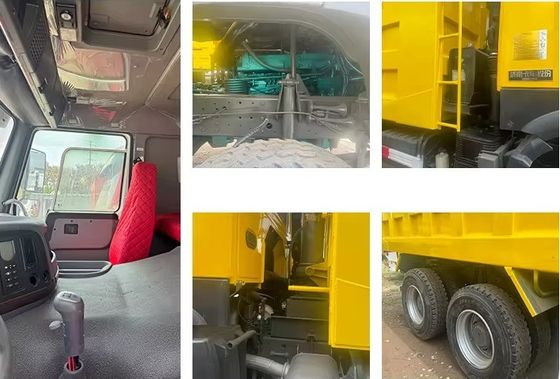 Валовая масса транспортного средства 10-15Т Sinotruck HOWO 6X4 Дэмп-Трак Tipper 371HP 360° Задняя камера