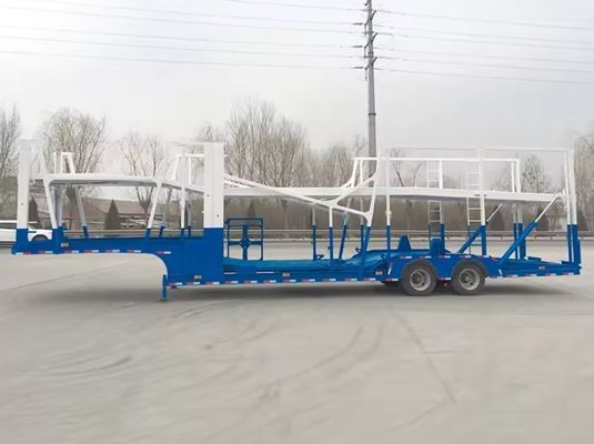 Настраиваемая 2-осевая полуприцепная автотранспортная установка для перевозки 6-8 единиц транспортных средств