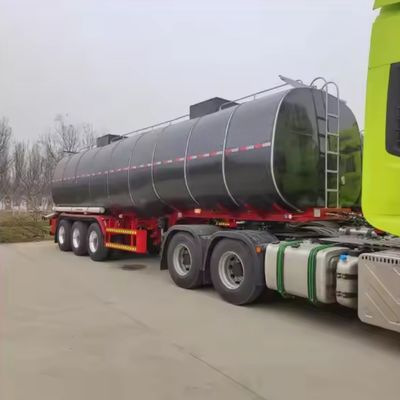 Нижние 3 оси Транспорт асфальт Битум Танкер Полуприцеп с нагретым прицепом грузовика