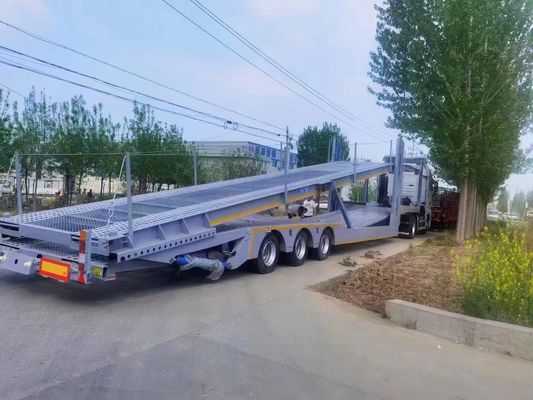 Прицеп с двумя осями для автотранспорта с двумя палубами, полуприцеп для автомобильного транспорта с ABS тормозной системой