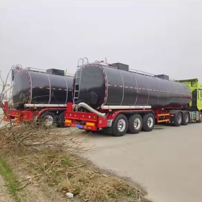 Нижние 3 оси Транспорт асфальт Битум Танкер Полуприцеп с нагретым прицепом грузовика
