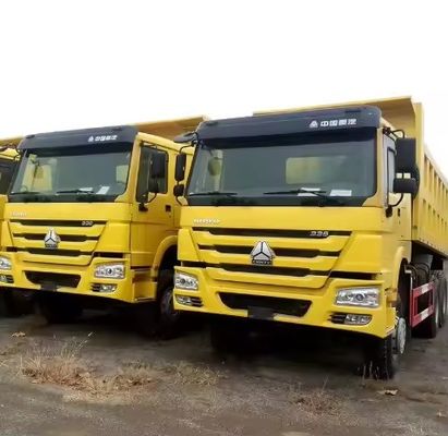 Подержанный HOWO 371 лошадиных сил 6X4/8X4 Дэмп-транспорт для добычи полезных ископаемых без круиз-контроля