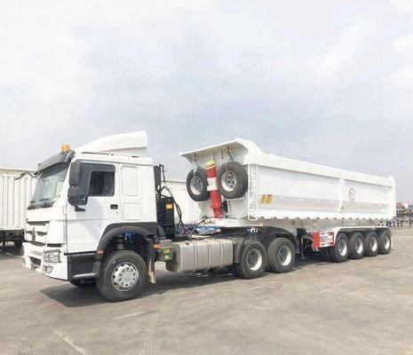 Использованный 336HP HOWO Дэмп-Трак для транспортировки 8685*2496*3850 мм полуприцеп