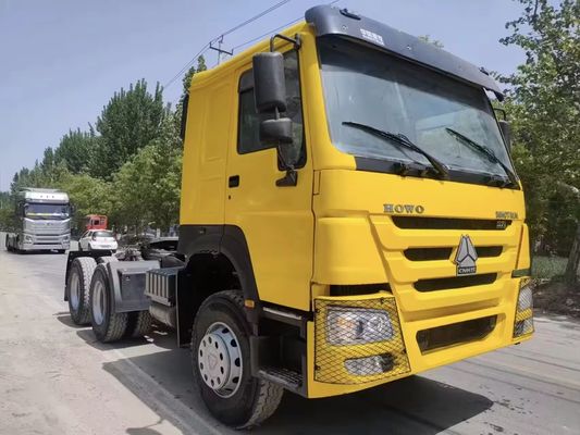 Однорядный сиденье Sinotruk HOWO Тяжелый грузовик 6x4 с головой трактора без сенсорного экрана