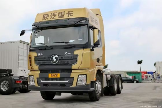 6X4 приводное колесо Shacman X3000 420HP Подержанный тракторный грузовик с электронным контролем стабильности