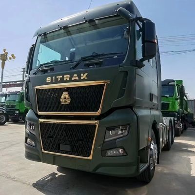 Подержанный Sinotruk Sitrak C9H 6X4 540 л.с. правосторонний руль Человек Euro6 Автоматический тракторный прицеп