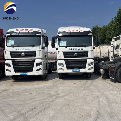Двухрядные сиденья использованные Sinotruck Sitrak тракторные грузовики с двигателем 430hp C7H C9H в лучшем случае