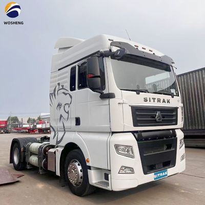 Двухрядные сиденья использованные Sinotruck Sitrak тракторные грузовики с двигателем 430hp C7H C9H в лучшем случае